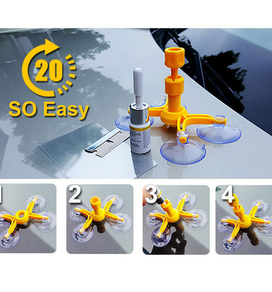 Car Repair Kit Car Window Glass Scratch Crack Restore Repair Tool Car Window Screen Polishing Polishing