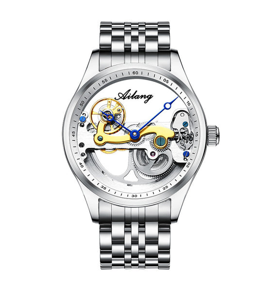 Automatic Mechanical Watch Creative Hollow Male Watch Generation Silicone Band Watch