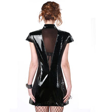 PVC See-through Tight Dress Zipper