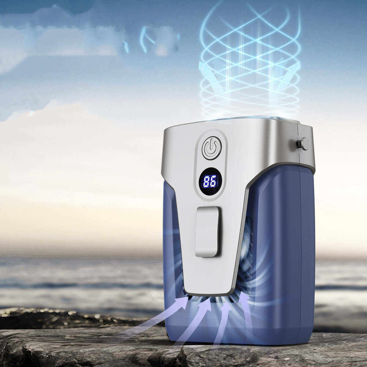 Waist Fan + Power Bank Portable On Site Outdoor