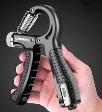 Single Pack Professional Hand Grip Strength Trainer, Carbon Fiber Foam Arm Muscle Finger Rehabilitation Fitness Equipment Hand Grip Strength Power Trainer Gripper Strengthener Adjustable Gym Exerciser