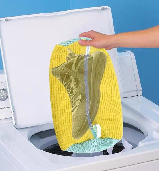 Shoes Laundry Bag Shoe Wash Bag For Washing Machine Reusable Zipper Shoe Washing Bag Sneaker Tennis Shoe Cleaner Kit Remove Dirt