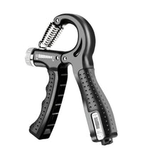 Single Pack Professional Hand Grip Strength Trainer, Carbon Fiber Foam Arm Muscle Finger Rehabilitation Fitness Equipment Hand Grip Strength Power Trainer Gripper Strengthener Adjustable Gym Exerciser